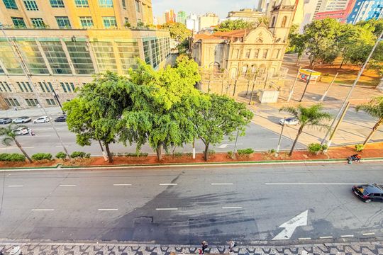 Vista do Quarto de apartamento para alugar com 1 quarto, 47m² em Brás, São Paulo