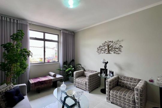 sala  de apartamento à venda com 3 quartos, 120m² em Santa Lúcia, Belo Horizonte