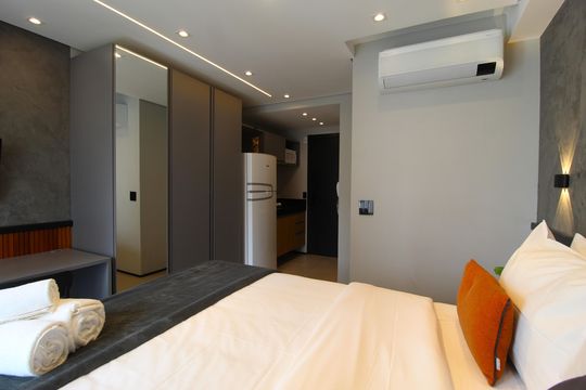 Studio de kitnet/studio para alugar com 1 quarto, 34m² em Indianópolis, São Paulo
