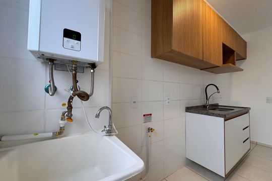 Cozinha de apartamento para alugar com 2 quartos, 43m² em Recreio dos Bandeirantes, Rio de Janeiro