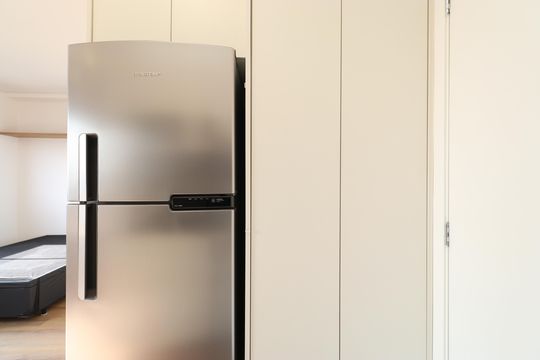 Cozinha de apartamento à venda com 1 quarto, 24m² em Pompeia, São Paulo