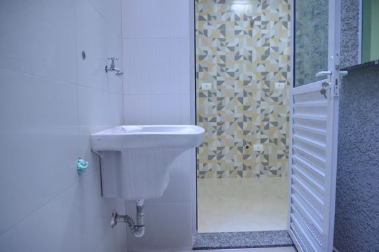 Área de Serviço de apartamento à venda com 2 quartos, 50m² em Vila Floresta, Santo André