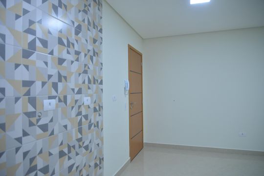 Cozinha de apartamento à venda com 2 quartos, 50m² em Vila Floresta, Santo André