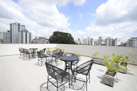 Churrasqueira de kitnet/studio para alugar com 1 quarto, 34m² em Vila Mariana, São Paulo