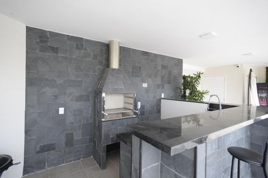Churrasqueira de kitnet/studio para alugar com 1 quarto, 34m² em Vila Mariana, São Paulo