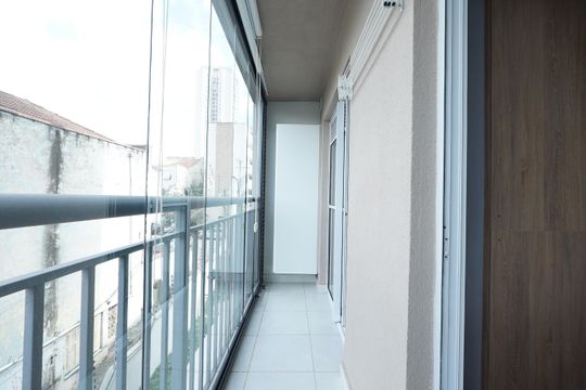 Varanda da Sala de apartamento para alugar com 1 quarto, 30m² em Jardim da Gloria, São Paulo