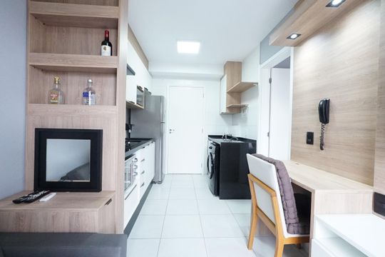 Sala de apartamento à venda com 1 quarto, 30m² em Jardim da Gloria, São Paulo