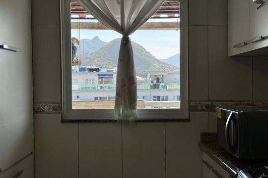 Cozinha de apartamento à venda com 3 quartos, 190m² em Recreio dos Bandeirantes, Rio de Janeiro