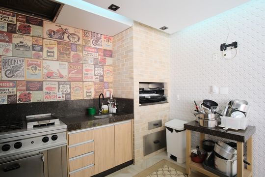 Espaço Gourmet de casa à venda com 4 quartos, 290m² em Vila Carrão, São Paulo