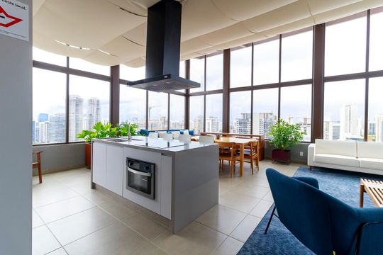 Área comum de kitnet/studio à venda com 1 quarto, 29m² em Jardim das Acácias, São Paulo