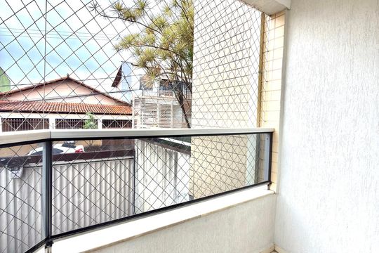 Varanda do Quarto 1 de apartamento à venda com 2 quartos, 76m² em Alvorada, Contagem