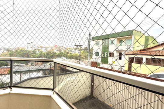 Varanda do Quarto 1 de apartamento à venda com 2 quartos, 76m² em Alvorada, Contagem