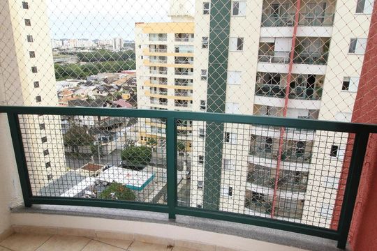 Varanda da Sala de apartamento para alugar com 2 quartos, 67m² em Parque Residencial Aquarius, São José dos Campos