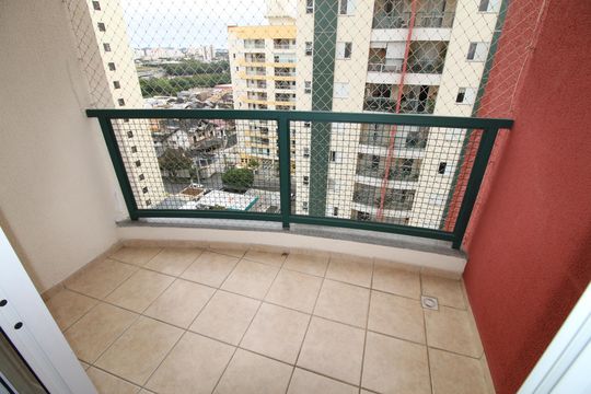 Varanda da Sala de apartamento para alugar com 2 quartos, 67m² em Parque Residencial Aquarius, São José dos Campos