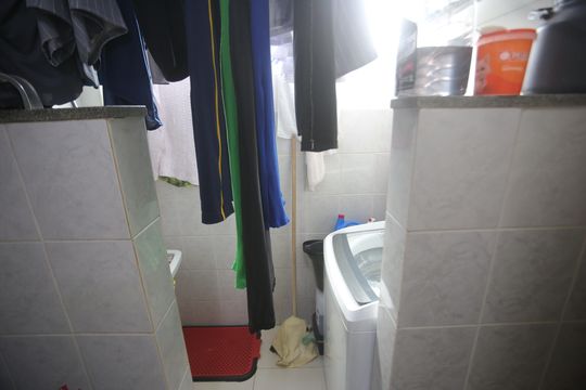 Área de Serviço de apartamento à venda com 3 quartos, 87m² em Buritis, Belo Horizonte