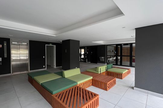 Área comum de kitnet/studio à venda com 1 quarto, 34m² em Pinheiros, São Paulo