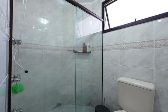 Banheiro da Suíte de apartamento à venda com 3 quartos, 118m² em Ipiranga, São Paulo