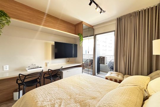 Studio de apartamento para alugar com 1 quarto, 25m² em Vila Olímpia, São Paulo