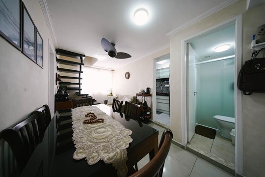 Sala de apartamento à venda com 3 quartos, 97m² em Vila Ré, São Paulo