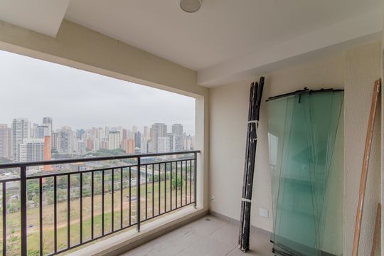 Varanda de apartamento para alugar com 2 quartos, 50m² em Nova Klabin, São Paulo