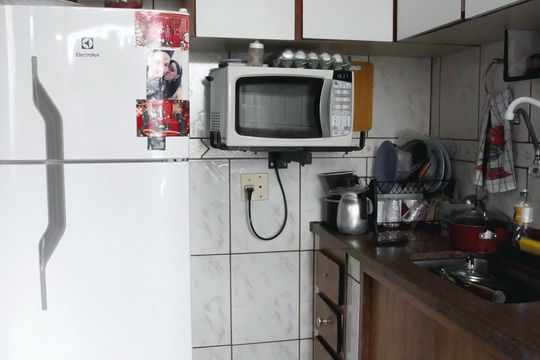 Cozinha de apartamento à venda com 2 quartos, 69m² em Jardim Palmares (zona Sul), São Paulo