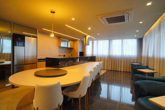 Área comum - Salão de Festas de kitnet/studio à venda com 1 quarto, 41m² em Boa Vista, Porto Alegre