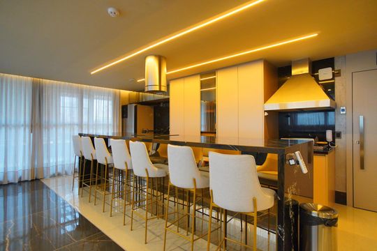 Área comum - Espaço Gourmet de kitnet/studio à venda com 1 quarto, 41m² em Boa Vista, Porto Alegre