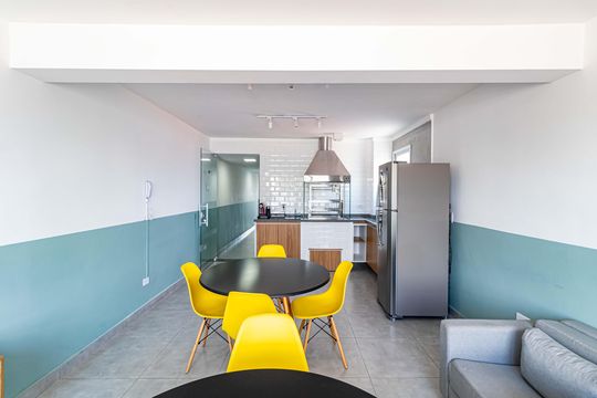 Área comum de apartamento à venda com 1 quarto, 48m² em Rio Pequeno, São Paulo