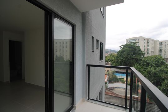 Sala - Varanda de apartamento à venda com 2 quartos, 80m² em Taquara, Rio de Janeiro