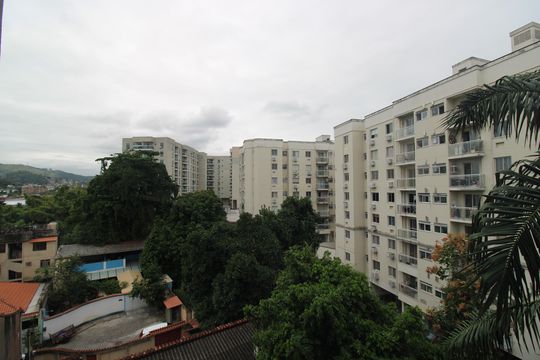 Sala - Varanda de apartamento à venda com 2 quartos, 80m² em Taquara, Rio de Janeiro