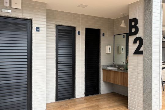Área comum de apartamento à venda com 2 quartos, 80m² em Taquara, Rio de Janeiro