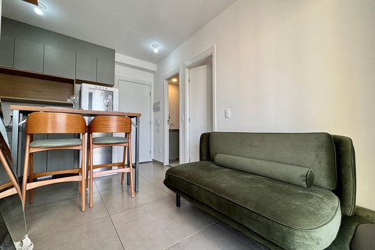 Sala de apartamento para alugar com 2 quartos, 45m² em Pinheiros, São Paulo