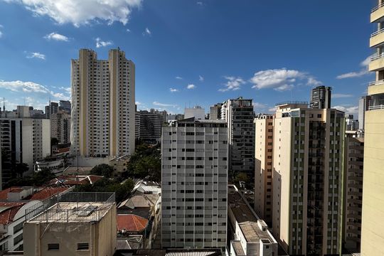 Vista da Varanda do Studio de apartamento para alugar com 2 quartos, 45m² em Pinheiros, São Paulo