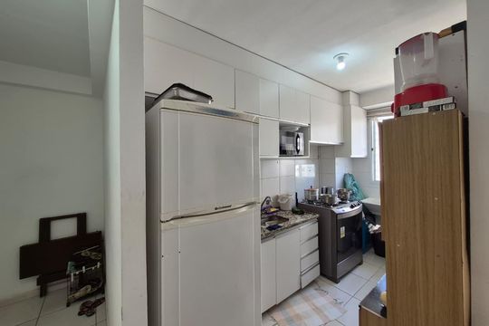 Cozinha de apartamento à venda com 2 quartos, 58m² em Nova Suíça, Belo Horizonte