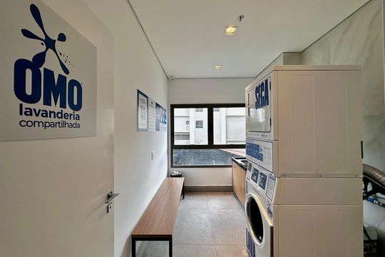 Lavanderia  de apartamento para alugar com 1 quarto, 32m² em Campo Belo, São Paulo