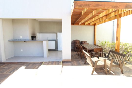 Área comum - Churrasqueira de apartamento para alugar com 3 quartos, 104m² em Urbanova V, São José dos Campos