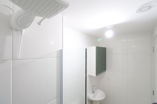 Banheiro de apartamento à venda com 1 quarto, 25m² em Água Branca, São Paulo