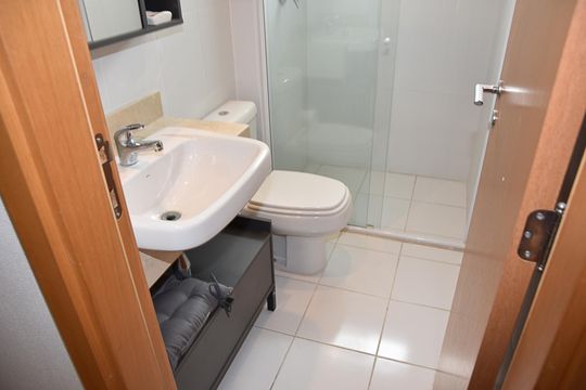 Banheiro Suíte 3 de apartamento à venda com 3 quartos, 158m² em Jardim Messina, Jundiaí