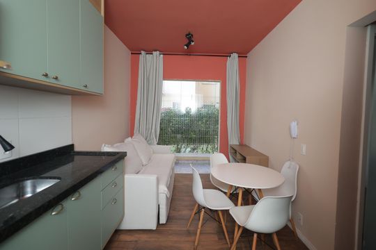 Cozinha de apartamento à venda com 2 quartos, 44m² em Mooca, São Paulo