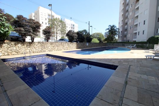 Área comum - Piscina de apartamento para alugar com 2 quartos, 68m² em Parque Campolim, Sorocaba