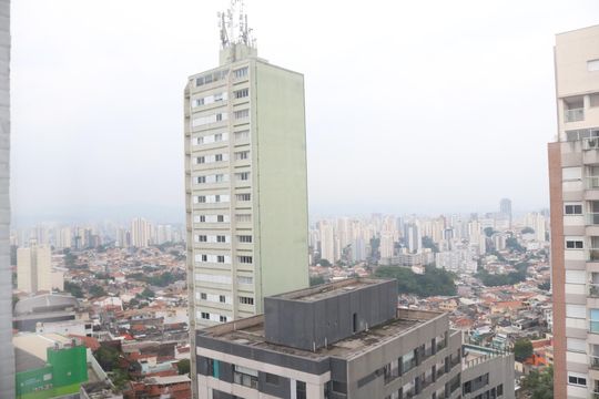 Vista Sala de apartamento à venda com 1 quarto, 62m² em Sumarezinho, São Paulo