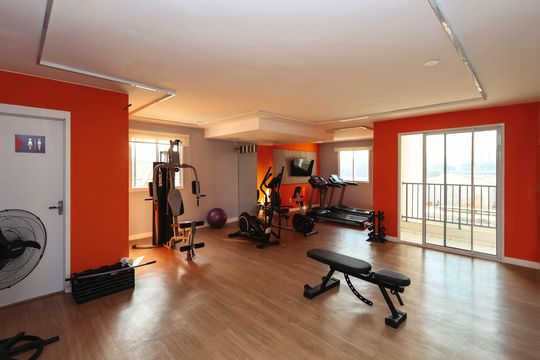 Área comum - Academia de apartamento para alugar com 2 quartos, 55m² em Liberdade, São Paulo