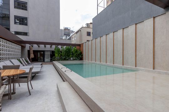 Área comum - Piscina de apartamento à venda com 4 quartos, 214m² em Sion, Belo Horizonte