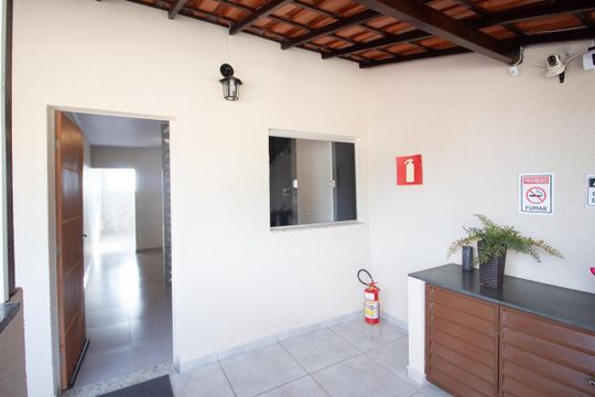 Área comum de kitnet/studio para alugar com 1 quarto, 35m² em Novo Glória, Belo Horizonte
