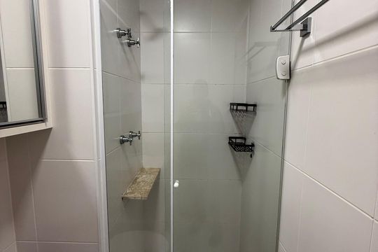 Banheiro de apartamento à venda com 1 quarto, 36m² em Campos Elíseos, São Paulo