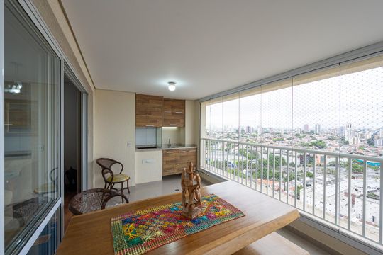 Varanda de apartamento à venda com 3 quartos, 126m² em Vila da Saúde, São Paulo