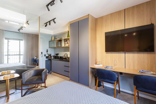 Kitnet/Studio à venda com 1 quarto, 24m² em Indianópolis, São Paulo