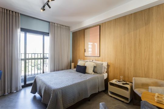 Studio de kitnet/studio à venda com 1 quarto, 24m² em Indianópolis, São Paulo