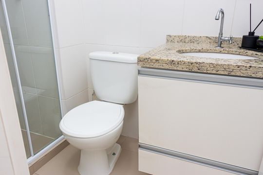 Banheiro de apartamento para alugar com 2 quartos, 64m² em Vila Castelo, São Paulo