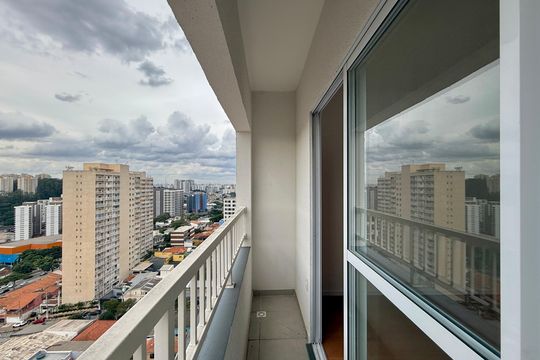 Sacada do Studio de apartamento para alugar com 1 quarto, 36m² em Vila das Belezas, São Paulo